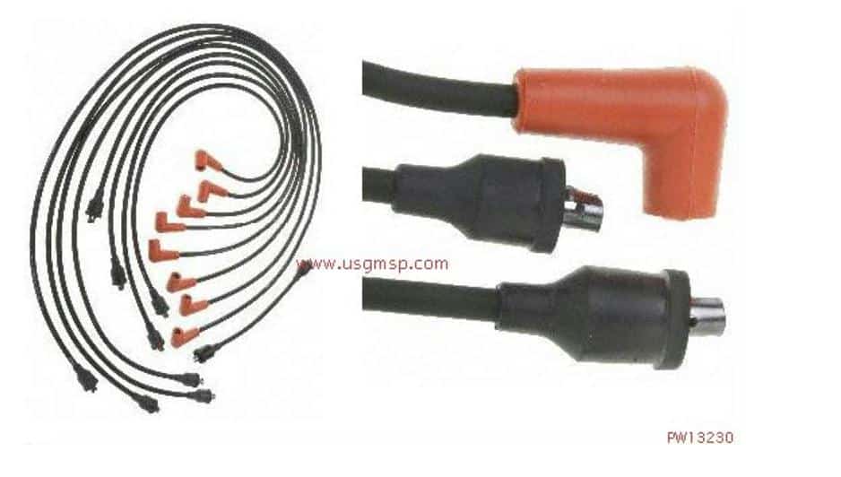 Spark Plug Lead set: 65-70 Chevy V8  SB & BB V8 - Genuine